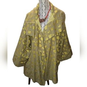 Marla Wynne Open Front Jacket-Waterfall Collar